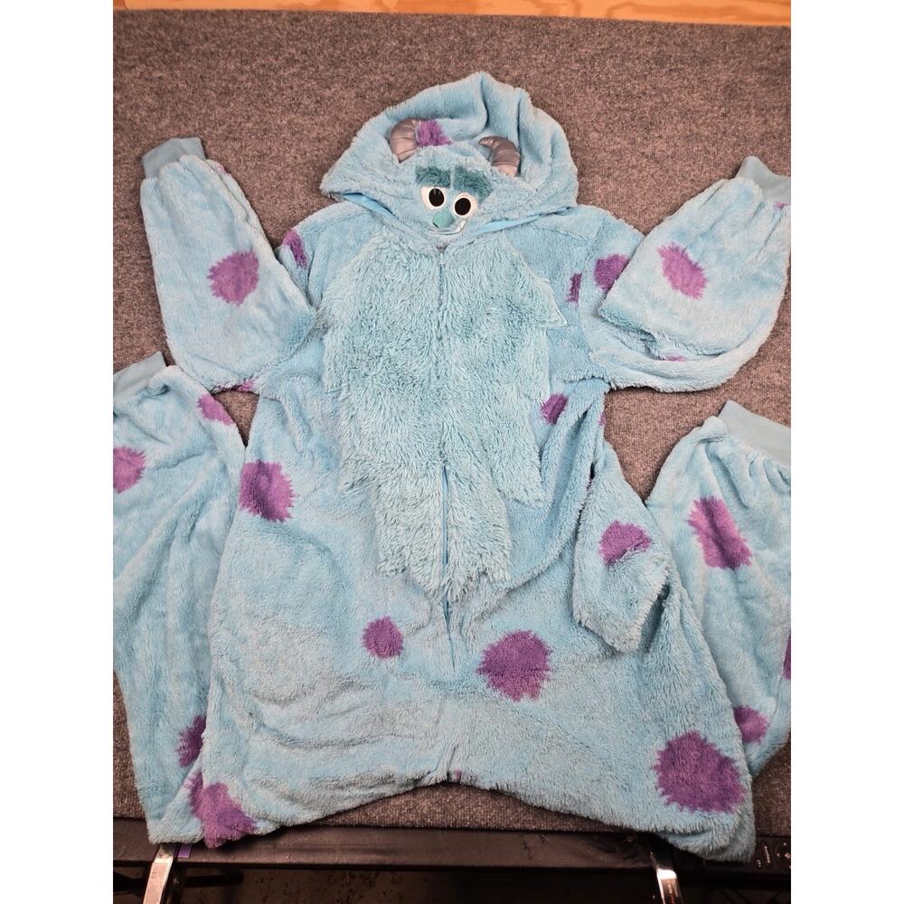 Spirit Monsters, Inc. Sulley Hooded Plush One-Piece L/XL - Picture 3 of 11